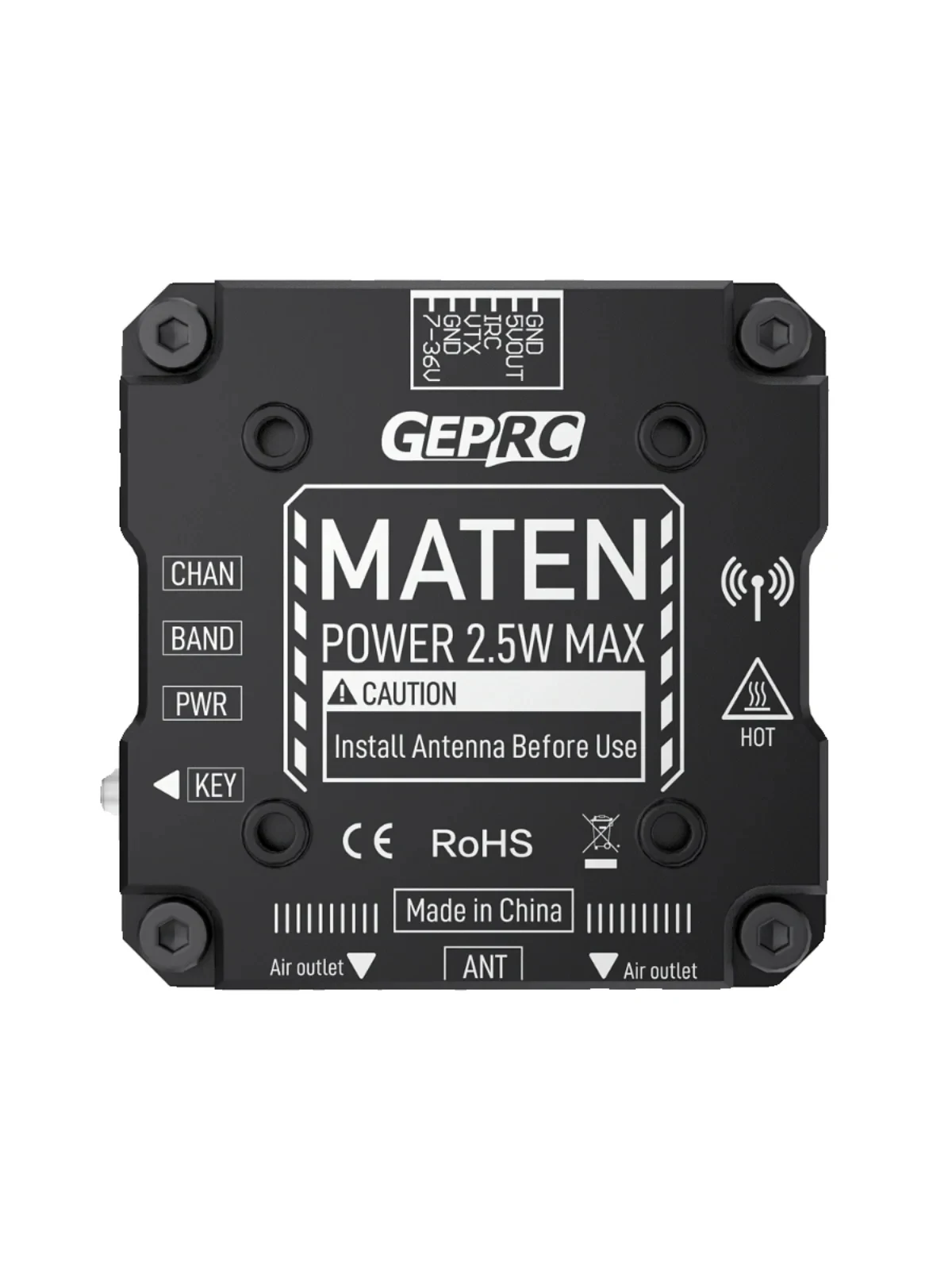 GEPRC MATEN 5,8G 2,5 Вт VTX PR – обзор и цена Foxeer Reaper Extreme 2.5W Vtx