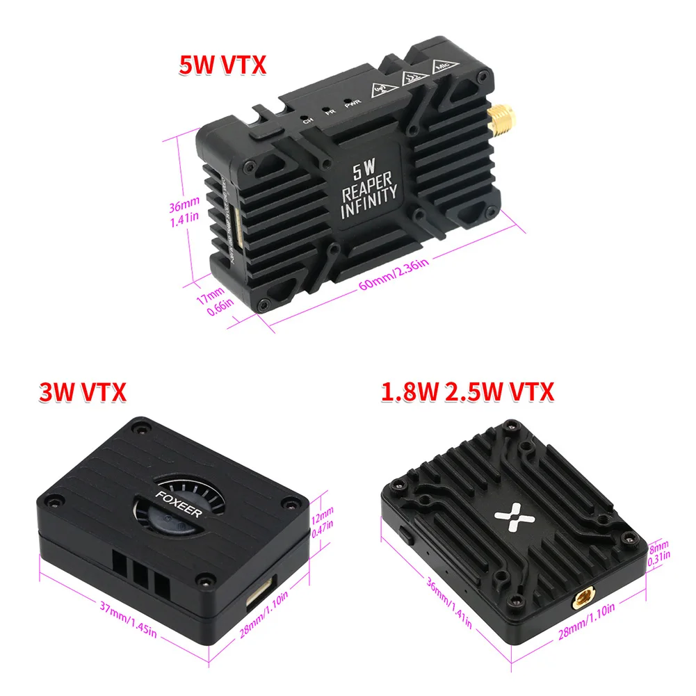 Foxeer Reaper Extreme V2 5.8G  – обзор и цена Foxeer Reaper Extreme 2.5W Vtx